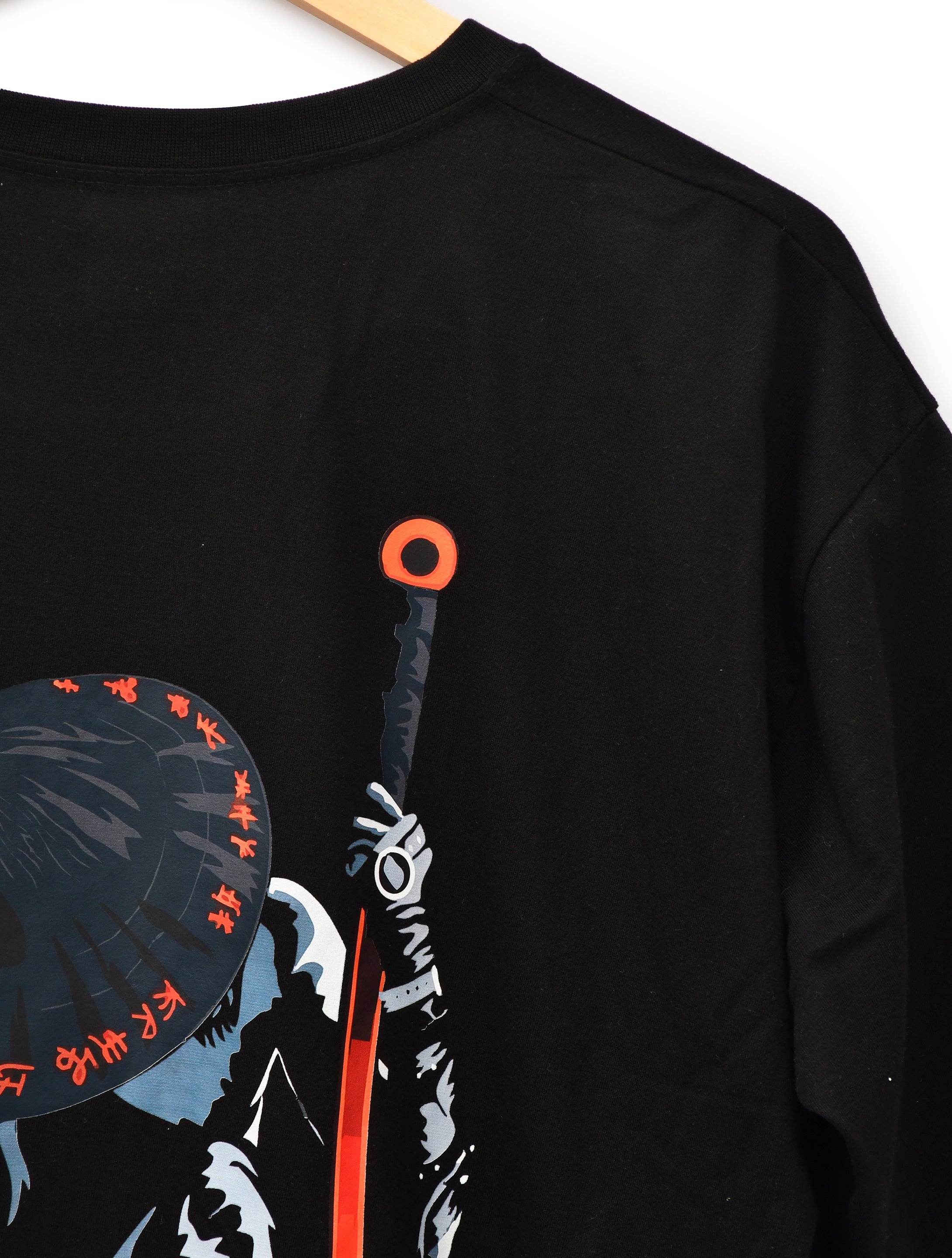 Kaloth oversized men's Black ninja printed T-shirt