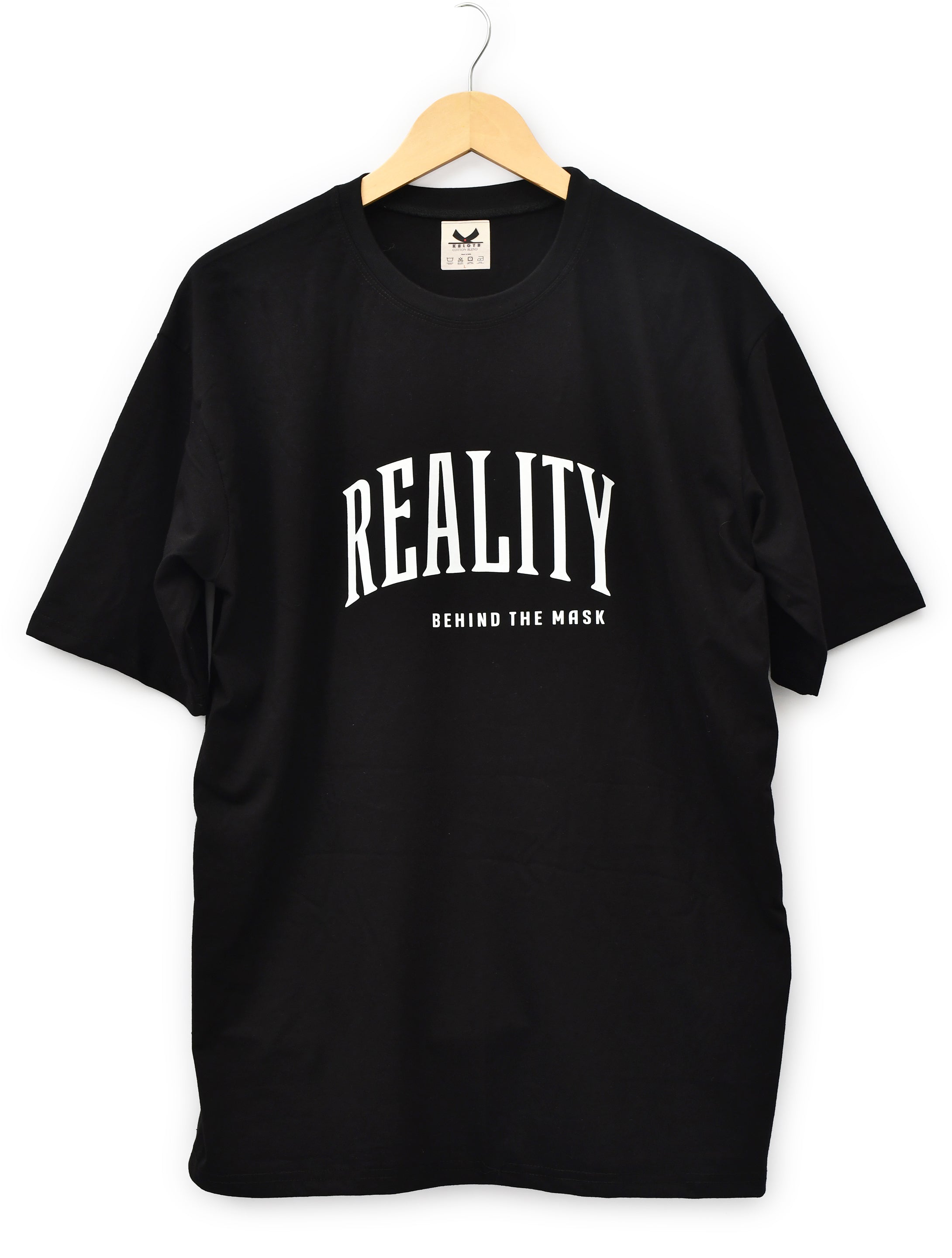 Kaloth oversized men's Black reality printed T-shirt