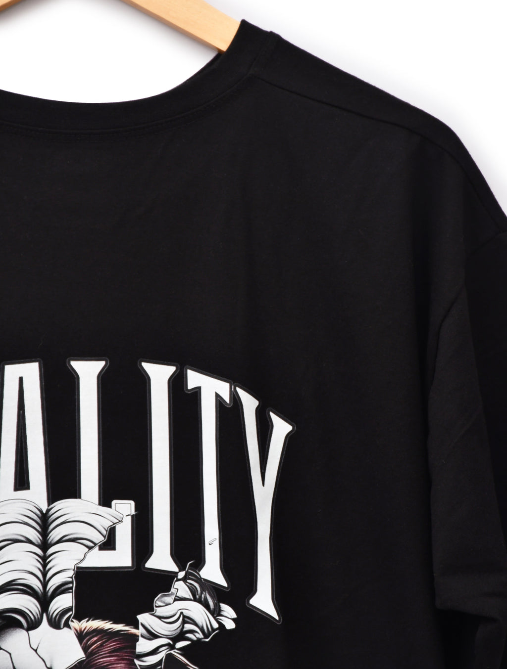 Kaloth oversized men's Black reality printed T-shirt